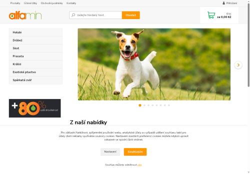 Zobrazit webové stránky Alfamin