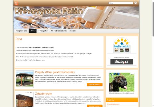 Zobrazit webové stránky Dřevovýroba Palán