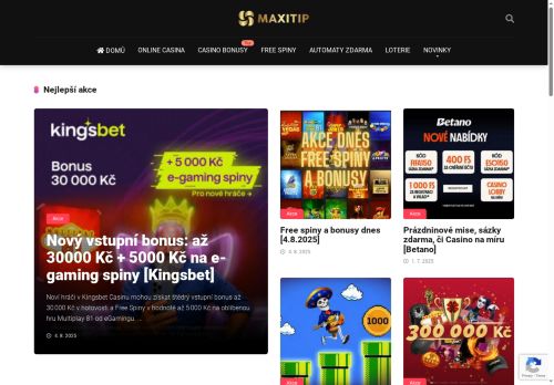 Zobrazit webové stránky MAXI-TIP a.s.