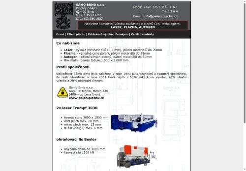 Zobrazit webové stránky SÁMO BRNO, s.r.o.