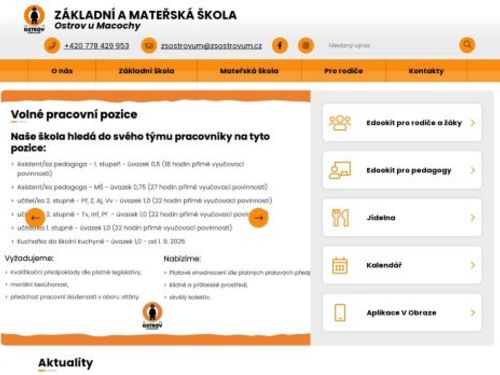 ZŠ a MŠ Ostrov u Macochy