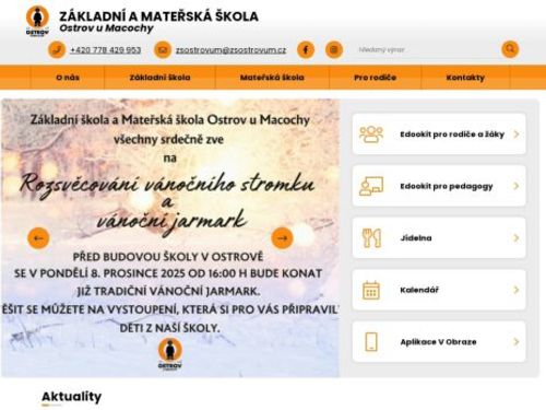 ZŠ a MŠ Ostrov u Macochy