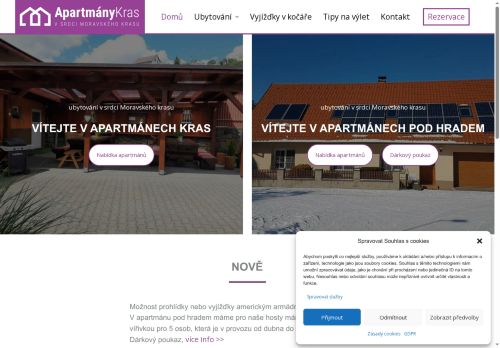 Zobrazit webové stránky ApartmányKras