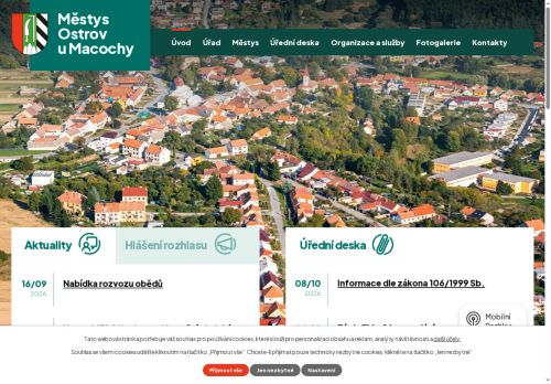 Zobrazit webové stránky Úřad městyse Ostrov u Macochy