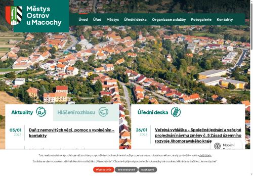 Zobrazit webové stránky Úřad městyse Ostrov u Macochy