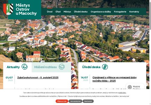 Zobrazit webové stránky Úřad městyse Ostrov u Macochy