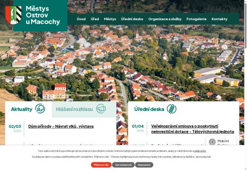 Zobrazit webové stránky Úřad městyse Ostrov u Macochy