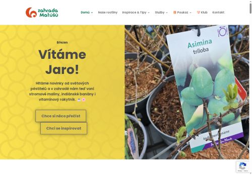 Zobrazit webové stránky Zahrada Matúšů s.r.o.