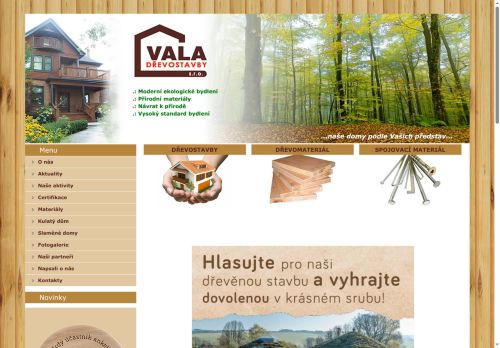Zobrazit webové stránky VALA DŘEVOSTAVBY s.r.o.