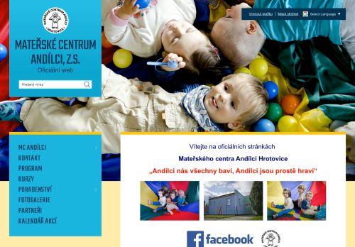 Zobrazit webové stránky Mateřské centrum Andílci, z.s.
