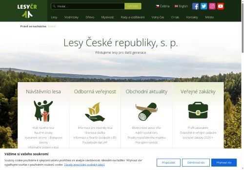 Zobrazit webové stránky Lesní správa Bučovice
