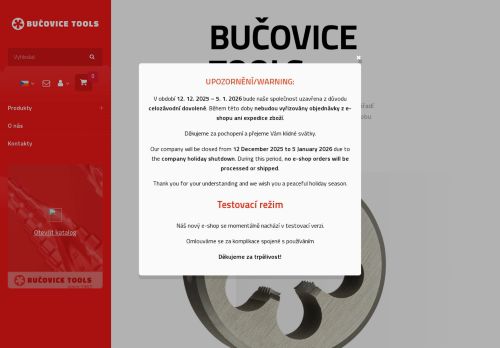 Zobrazit webové stránky BUČOVICE TOOLS, a.s.