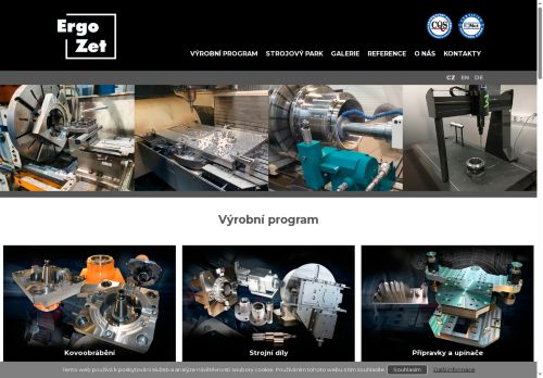 ERGOZET s.r.o. nabízí práci na pozici Operátor a programátor CNC - frézař v obci Brno