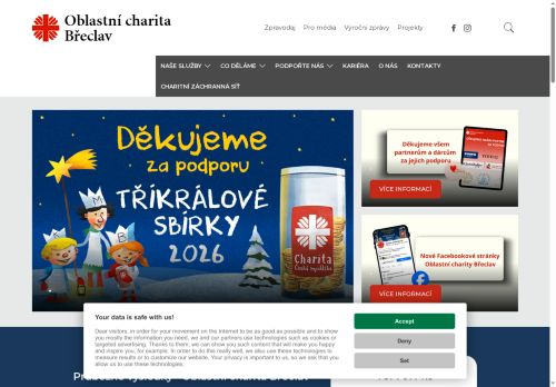 Diecézní charita Brno nabízí práci na pozici PRACOVNÍK/ PRACOVNICE V SOCIÁLNÍCH SLUŽBÁCH - PEČOVATEL/ PEČOVATELKA v obci Břeclav