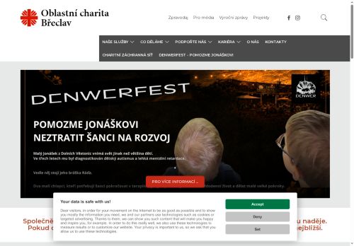 Diecézní charita Brno nabízí práci na pozici SOCIÁLNÍ PRACOVNÍK/ SOCIÁLNÍ PRACOVNICE - ADIKTOLOG/ ADIKTOLOŽKA v obci Břeclav