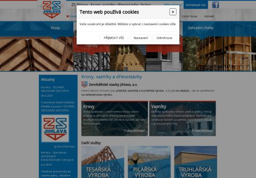 Zemědělské stavby Jihlava, a.s. nabízí práci na pozici technik - stavební zaměření, projekce lisovaných vazníků, krovy (m/ž ) v obci Telč
