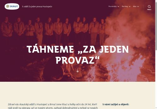 Zobrazit webové stránky Junák - český skaut
