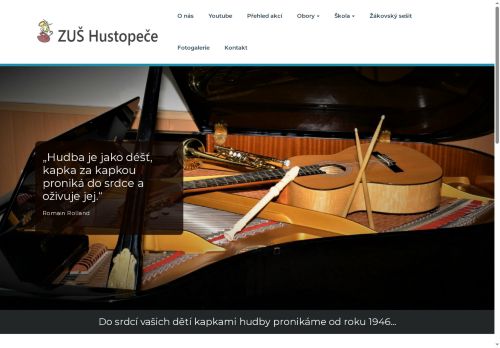 Zobrazit webové stránky ZUŠ Hustopeče
