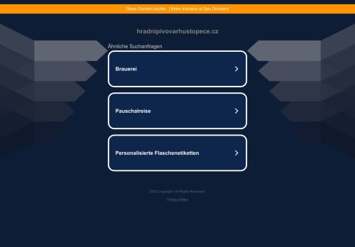 Zobrazit webové stránky Hradní pivovar