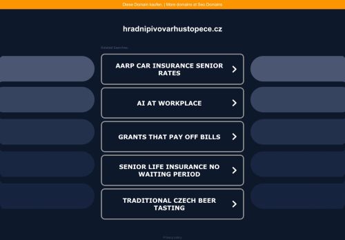 Zobrazit webové stránky Hradní pivovar