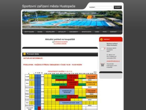 Sportovní zařízení města Hustopeče