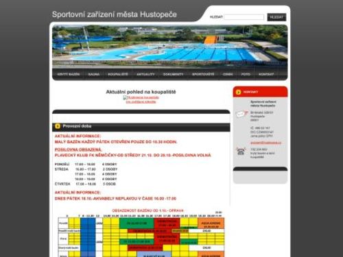 Sportovní zařízení města Hustopeče