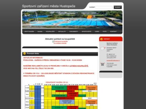 Sportovní zařízení města Hustopeče