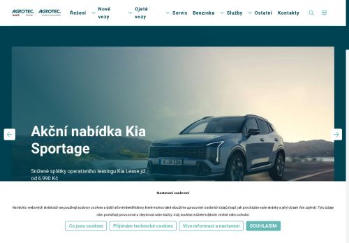 Zobrazit webové stránky AGROTEC a.s., Kia