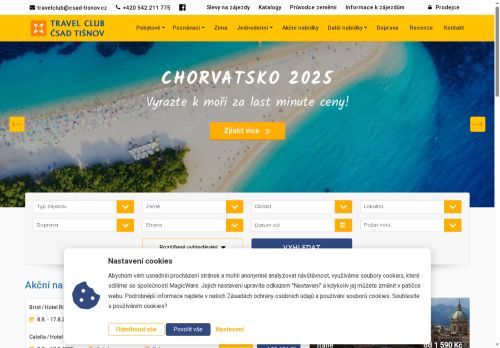 Zobrazit webové stránky Travel Club ČSAD Tišnov