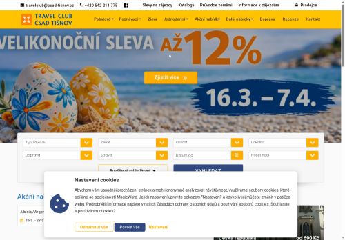 Zobrazit webové stránky Travel Club ČSAD Tišnov