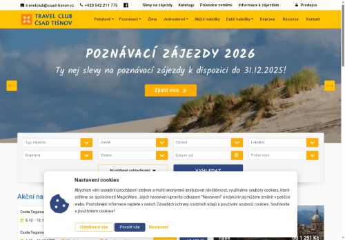Zobrazit webové stránky Travel Club ČSAD Tišnov
