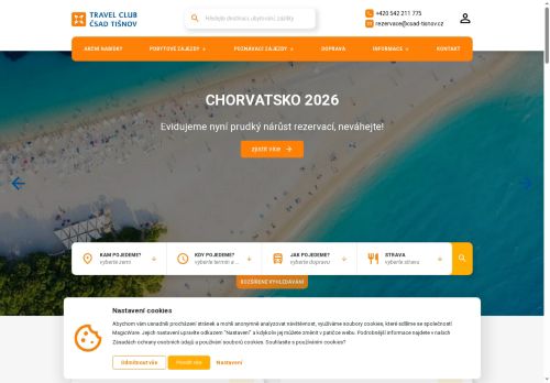 Zobrazit webové stránky Travel Club ČSAD Tišnov