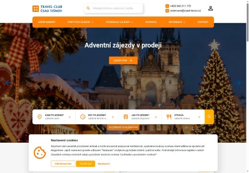 Zobrazit webové stránky Travel Club ČSAD Tišnov