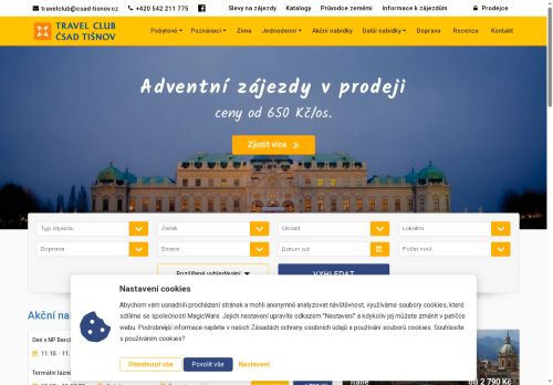 Zobrazit webové stránky Travel Club ČSAD Tišnov