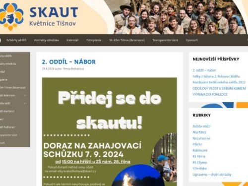 Junák - český skaut, středisko Květnice Tišnov