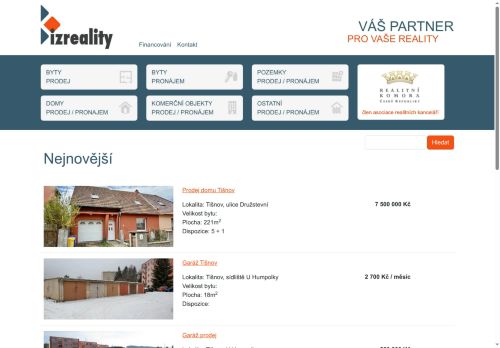 Zobrazit webové stránky Izreality