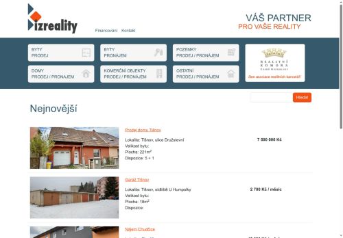 Zobrazit webové stránky Izreality
