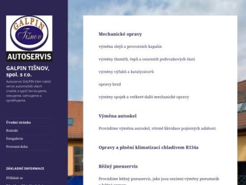 GALPIN TIŠNOV, spol. s r.o.