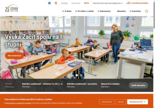 Zobrazit webové stránky ZŠ Tišnov, nám. 28. října