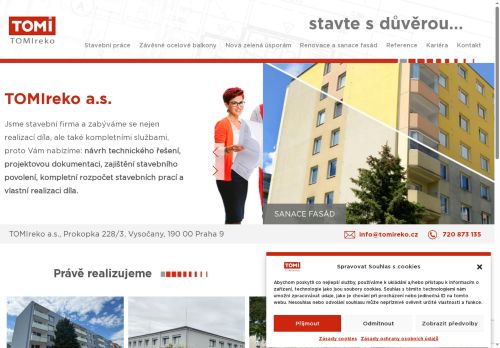 Zobrazit webové stránky TOMIreko, a.s.