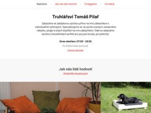 Truhlářsví Tomáš Pilař