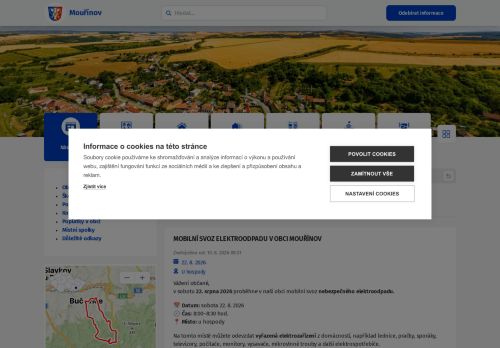 Zobrazit webové stránky Obecní úřad - Mouřínov