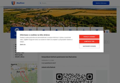 Zobrazit webové stránky Obecní úřad - Mouřínov