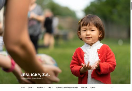 Webové stránky Jesličky, z.s., Kroměříž
