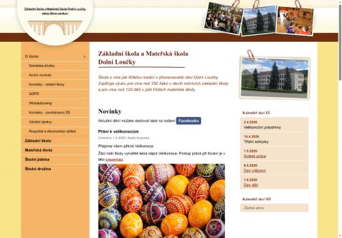 Zobrazit webové stránky ZŠ a MŠ Dolní Loučky