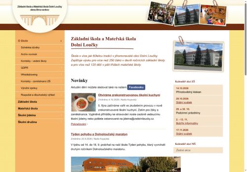 Zobrazit webové stránky ZŠ a MŠ Dolní Loučky