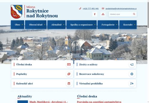 Zobrazit webové stránky Úřad městyse Rokytnice nad Rokytnou