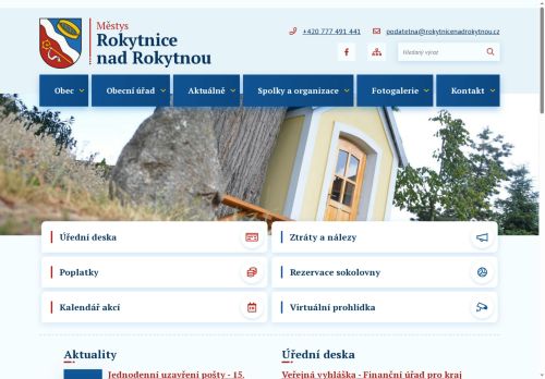 Zobrazit webové stránky Úřad městyse Rokytnice nad Rokytnou