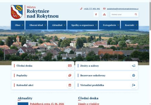 Zobrazit webové stránky Úřad městyse Rokytnice nad Rokytnou