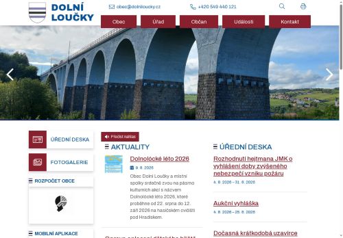 Zobrazit webové stránky Obecní úřad Dolní Loučky